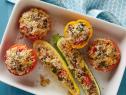 Melissa Darabian's Bulger Stuffed Summer Vegetables For Summer Produce Guide as seen on Food Network
