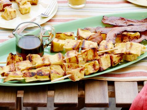 Grilled French Toast Kebabs