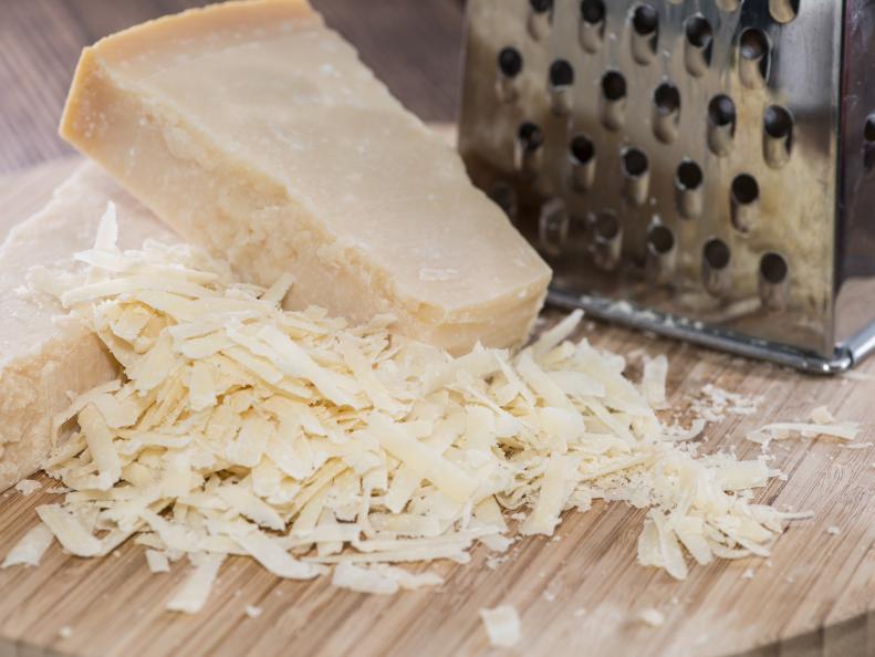 Portion of Parmesan Cheese