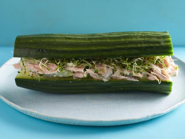 Food Network Kitchen's Cucumber Tuna Salad Sandwich For Bunless/Breadless Sandwiches As seen on Food Network