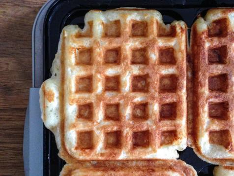 Gruyere Cheese and Caramelized Onion Waffles