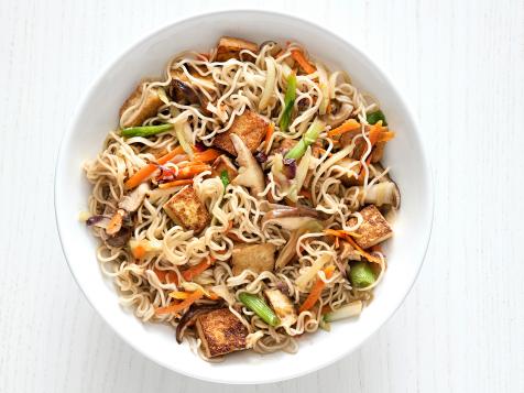 Tofu and Vegetable Noodle Bowl