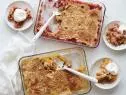 DUMP CAKES , Ree Drummond, The Pioneer Woman/Working Calves at Timâ  s, Food Network,
Cherry Pie Filling, Crushed Pineapples, White Cake Mix, Butter, Canned Peaches, Whipped
Cream