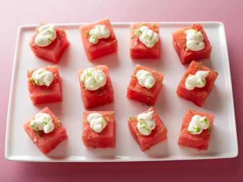 Gingery Watermelon Petit Fours