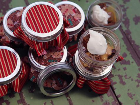 Gingerbread Jars with Cranberry Curd