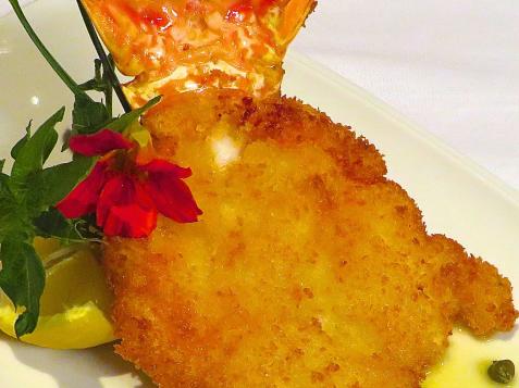 Lobster Schnitzel with Key Lime Buerre Blanc