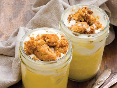 Banana Pudding with Peanut Butter-Oatmeal Cookies