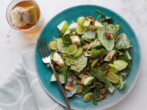 Greens, Grapes and Granola Breakfast Salad