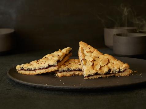 Vegan and Gluten-Free Fruit and Almond Shortbread Bars