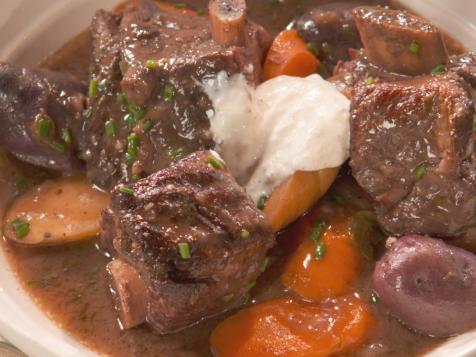 Short Rib Stew with Vegetables and Port