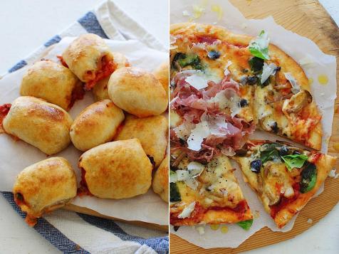 One Recipe, Two Meals: Pizza Rolls for the Kids and a Dressed-Up Pie for You
