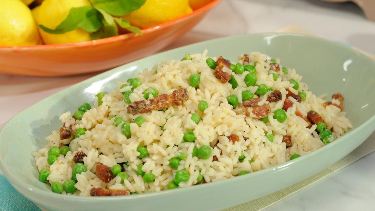 Rice with Peas and Bacon