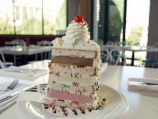 Celebrate any day in decadent style with the "Party Like It's Your Birthday" Cake at the Las Vegas outpost of this famed dessert spot. The over-the-top treat features whipped cream, confetti-spiked cake and the three classic Neapolitan ice cream flavors. It all adds up to a 16-layer masterpiece.