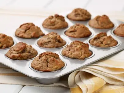 Food Networks Kitchen’s Banana Muffins for Food Network’s Moist Muffins for THANKSGIVING/BAKING/WEEKEND COOKING, as seen on Food Network Kitchen’s How to Boil Water.