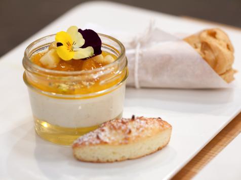Baked Yogurt with Tropical Fruit Compote