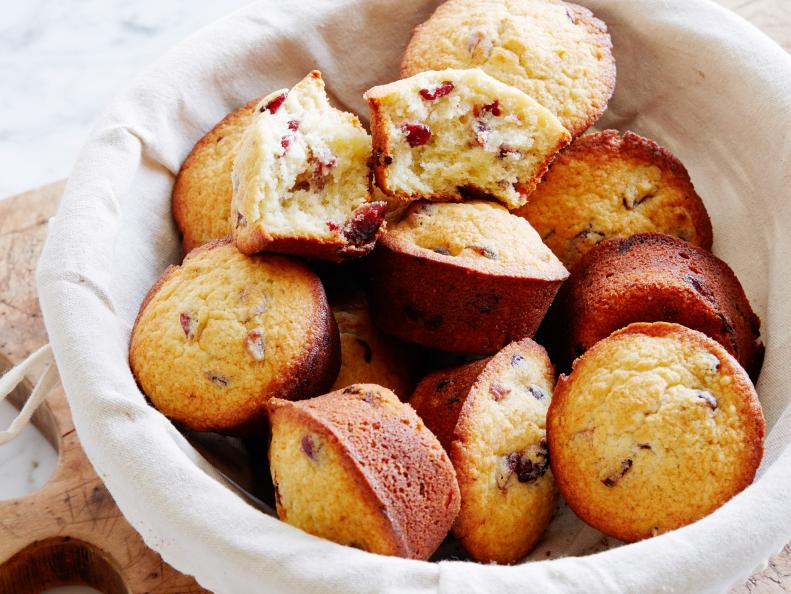 CRANBERRY ORANGE MUFFINS, Food Network Kitchen, Food Network, Dried Cranberries,
Orange Juice, All-Â­purpose Flour, Baking Powder, Fine Salt, Unsalted Butter, Orange Zest,
Sugar, Eggs, Milk