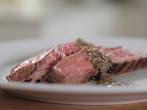 Grilled Flank Steak with Savory Secret Sauce