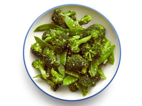 Broccoli and Snow Pea Stir-Fry