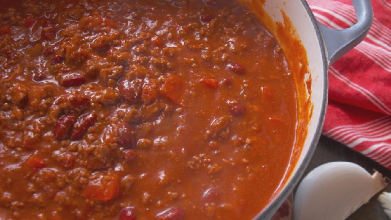Spicy Three-Meat Chili