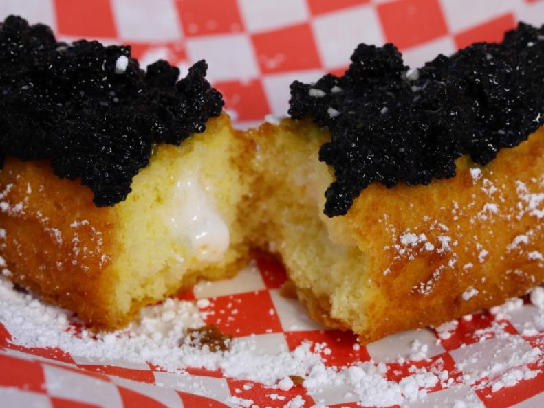 Only at the San Diego County Fair can you get a deep fried Twinkie with caviar on top, as seen on Food Network's Carnival Cravings with Anthony Anderson.