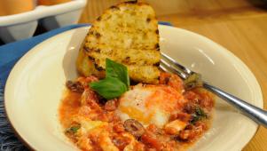 GZ's Baked Eggs with Salami