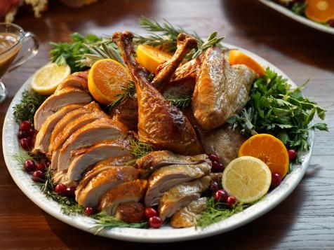 Fennel and Citrus Roasted Turkey with Gravy