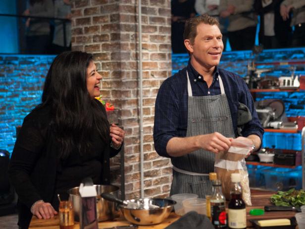 What happened in the Bobby Flay Meatloaf Throwdown?