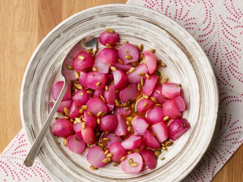 Buttery Radishes with Honey and Chives