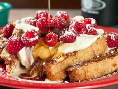 Situated in one of San Diego's 24-hour neighborhoods, Crest Cafe serves up outrageous comfort food for both morning (creme brulee French toast) and night. One bite of the signature Butter burger, and Guy's fingers weren't dry for long: "This is a level of juice you haven't seen before."