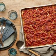 Food Network Kitchen’s Glazed Meatloaf for Better In A Sheet Pan, as seen on Food Network