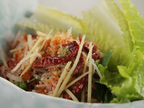 Nam Kao: Lao Crispy Fried Rice Ball Salad
