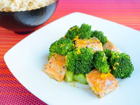 5-Ingredient Salmon and Broccoli Stir-Fry