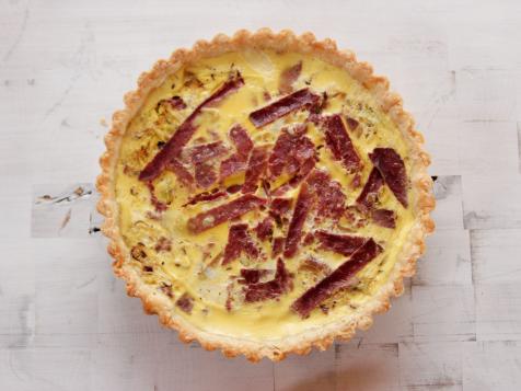 Corned Beef and Cabbage Quiche
