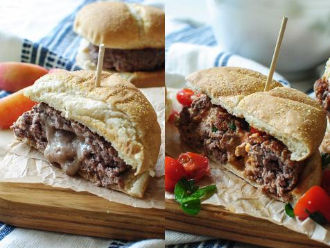 One Recipe, Two Meals: Stuffed Burgers with So. Much. Cheese.