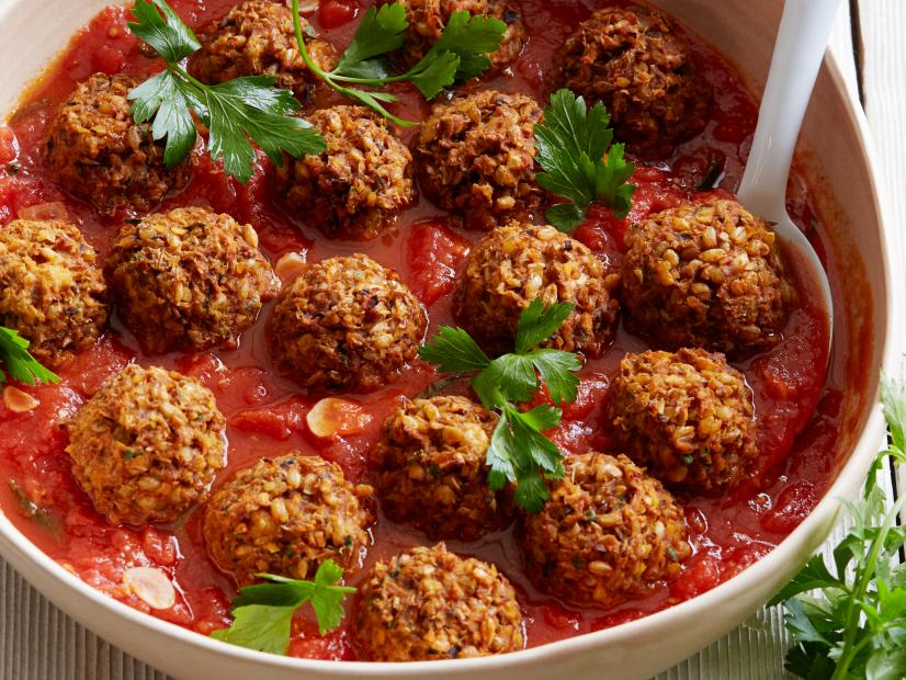 Food Network Kitchen’s LentilMushroom Meatballs.
