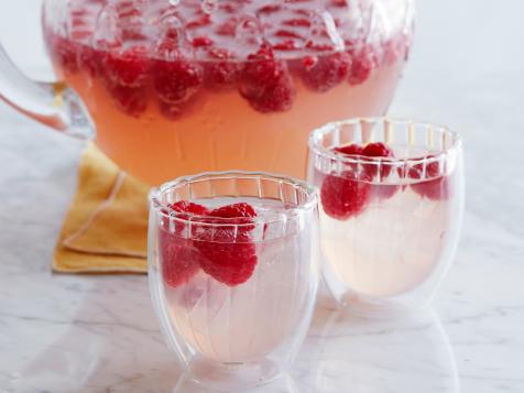 Rose, Rosewater and Raspberry Sangria