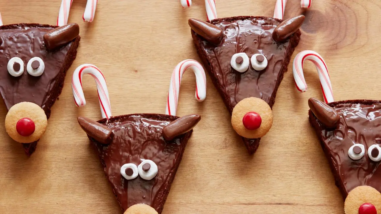 Christmas Reindeer Brownies