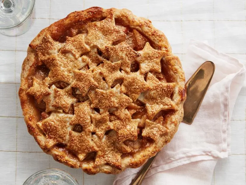 Food Nework Kitchen's Holiday One-Offs, New Years Eve Bourbon Pear Pie