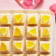 Food Network Kitchen’s The Most Lemony Lemon Bar of All-Time, as seen on Food Network.