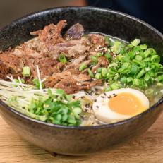 Crispy Duck ramen, as seen on Diners, Drive-Ins, and Dives, Season 27.