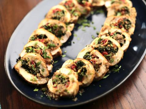 Spinach and Red Pepper-Stuffed Chicken