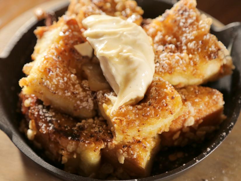 Drunken French Toast as Served at Nighthawk Breakfast Bar in Los Angeles, California as seen on Food Network's Diners, Drive-Ins and Dives episode 2710.