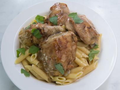 Patti LaBelle's penne with chicken, as seen on Patti LaBelle's Place, Season 2.