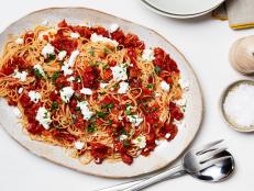 Cooking Channel serves up this Angel Hair with Sun-dried Tomatoes and Goat Cheese recipe from Giada De Laurentiis plus many other recipes at CookingChannelTV.com