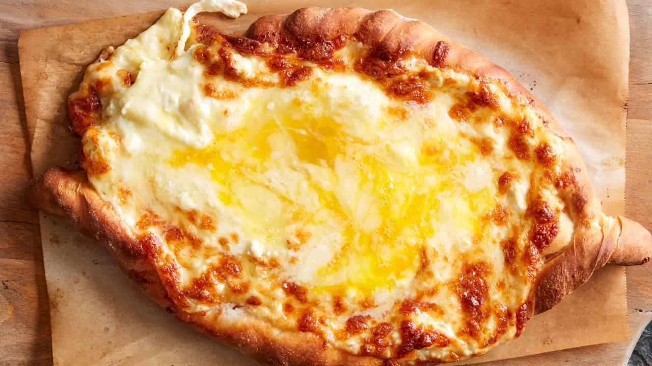 Georgian Cheese and Egg Bread