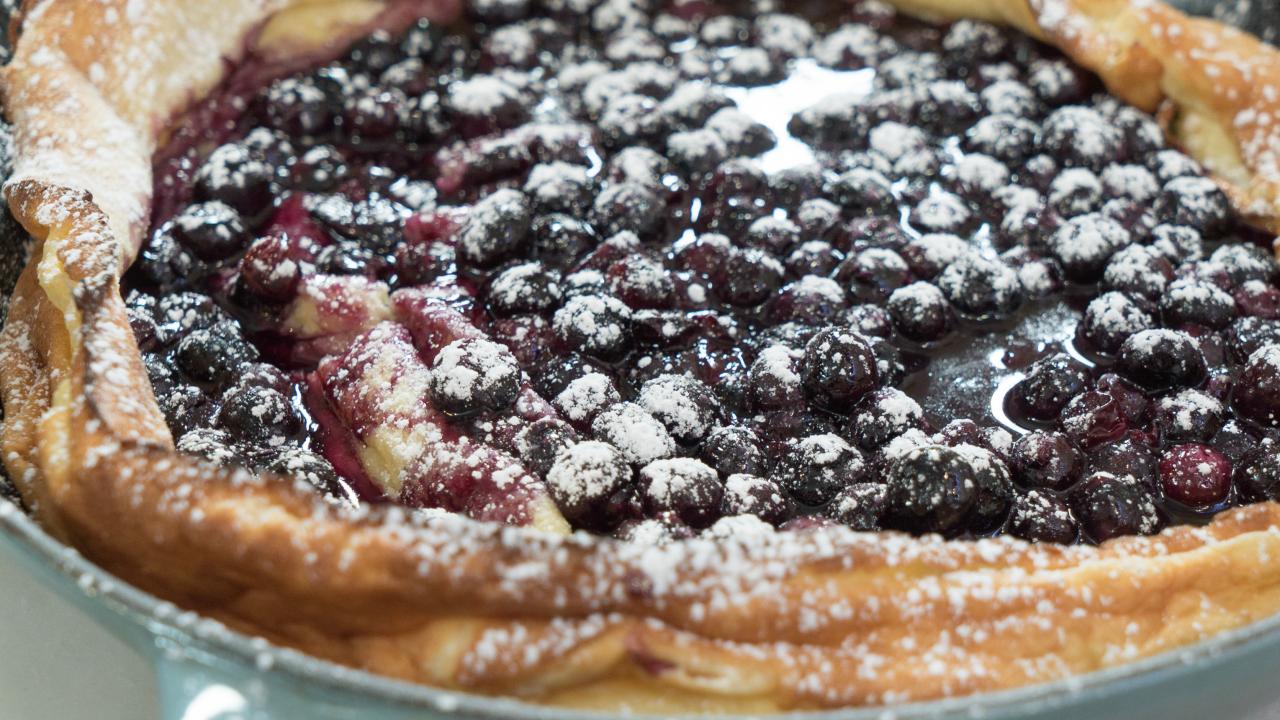 Dutch Baby with Compote