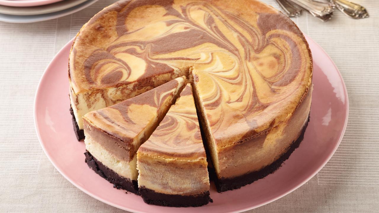 Butterscotch Swirl Cheesecake