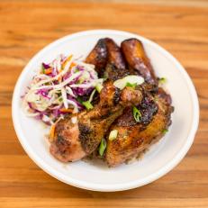 Pimento Jamaican Kitchen's Kingston Style Jerk Chicken, as seen on Food Network’s I Hart Food, Season 1.