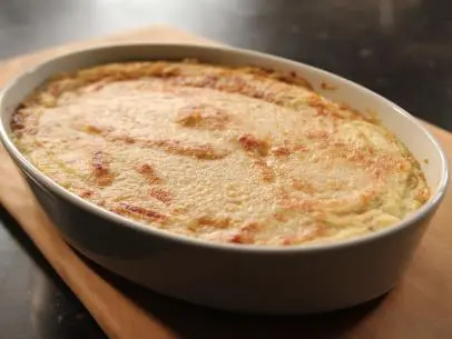Close-up of Mashed Potato with Goats Cheese, as seen on Barefoot Contessa: Back to the Basics, Season 15.