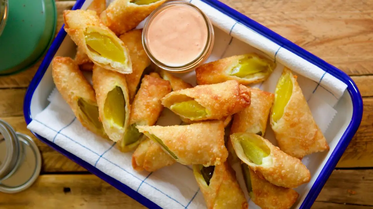 Fried Cheesy Pickles